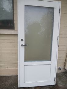 Triple glazed Aluclad door