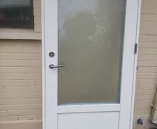 Triple glazed Aluclad door
