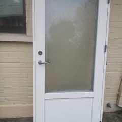 Triple glazed Aluclad door