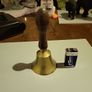 Vintage brass bell small Image 2