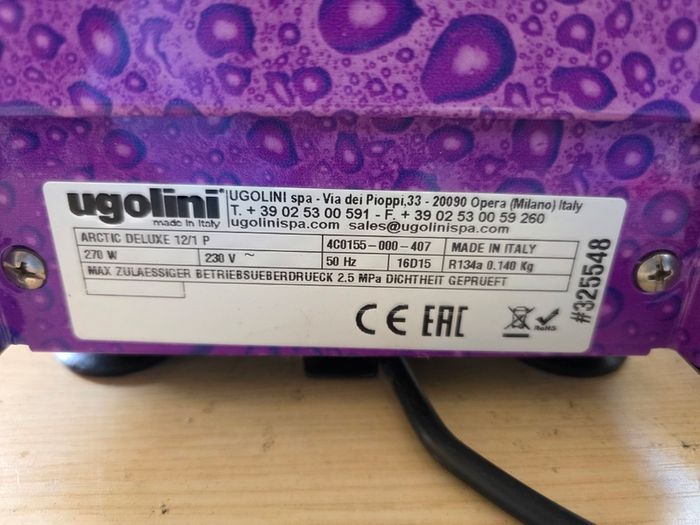 Ugolini ARCTIC DX 12/1AA Single Bowl Chilled Drinks Machine .