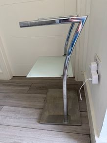 glass shelving unit