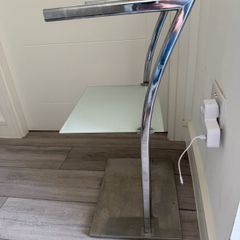 glass shelving unit