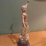 3 Large Vintage Bronze Effect Statues Image 2