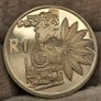 South Africa 2001 Silver Proof 1 Rand Protea Scarce Coin Image 2