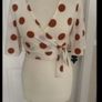 top new look wrap effect cropped top with bell sleeves size 10 Image 10