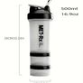 Protein Shaker Bottle with STORAGE Image 2