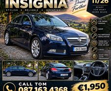 Vauxhall Insignia 2013 NCT 11/26