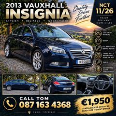 Vauxhall Insignia 2013 NCT 11/26