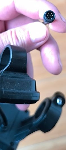 ebike display with power button