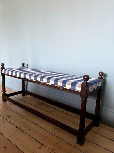 Vintage Farmhouse Style Window Seat Bench