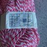 500 gms pink and white wool Image 3