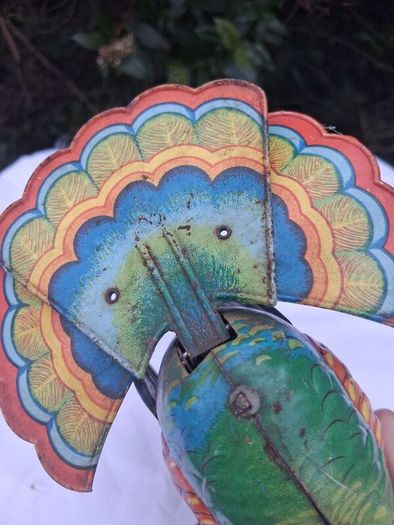 Rare Ges Geschutzt Wind up Turkey