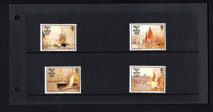 1987 Isle of Man Paintings by John Miller Nicholson 1840-1913 Commemorative Stamp Presentation Pack