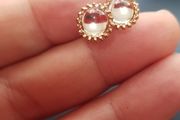 Stud Mirror Reflection Earrings