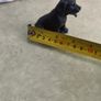 Vintage Antique Kingmaker Hand Carved welsh coal ornament labrador dog 10cm high Image 4