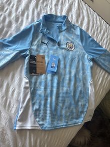 Man City quarter zip training top