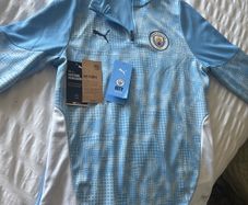 Man City quarter zip training top