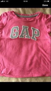Girls gap teeshirt 6/12 mths never worn
