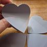 200 Gray Hearts Transparent Sticky Notes Image 3