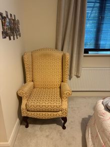 Classic Style Wingback Armchair - Excellent Condition