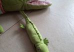 Ikea crocodile with baby