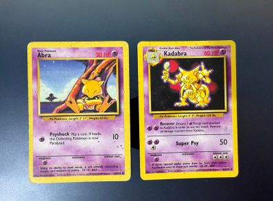 Pokemon - (2) Abra & Kadabra
