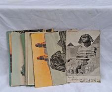 21 X Early 29th Century Poscards of Egypt and India
