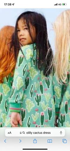 Oilily cactus sweat dress age 12 brand new!