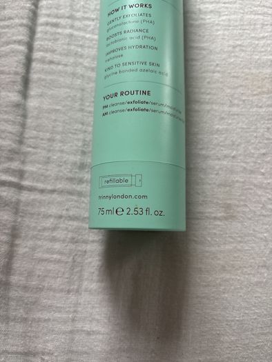Trinny London pha exfoliant