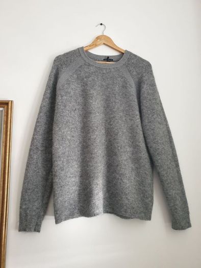 Theory Wool Blend Knitted Jumper Size Large