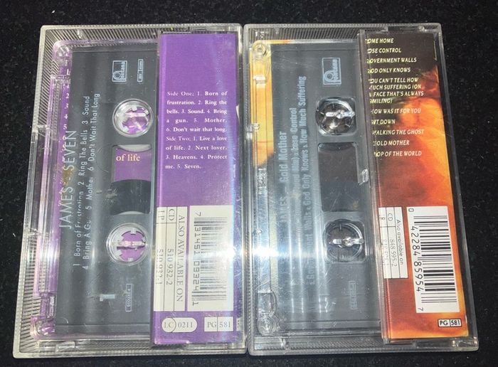JAMES - Tape Cassette Albums