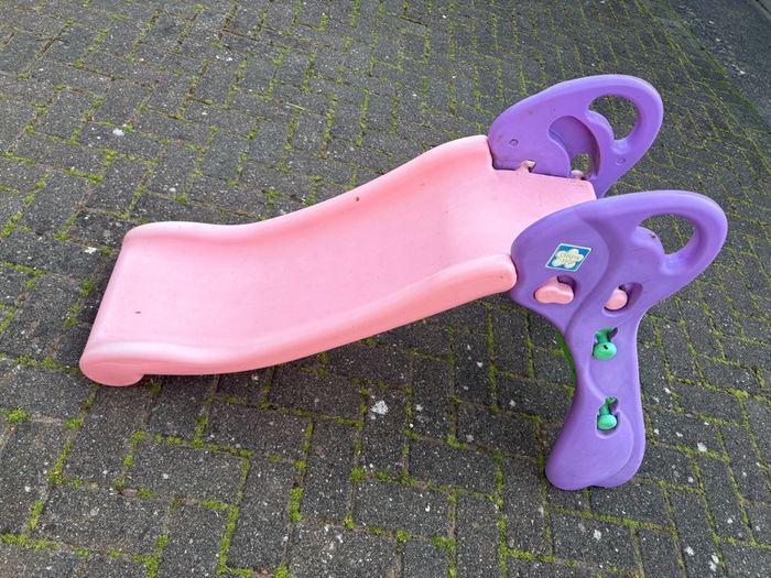 Playhouse and Toddler Slide