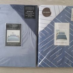 2 new single duvet sets