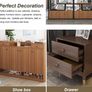 24PCS Vintage Cabinet Knobs, Chic Drawer Knobs, Antique Bronze Kitchen Cupboard Handles, 30mm Round Furniture Door Knobs Image 4