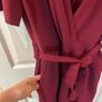 NEW Girl In Mind Burgundy Jumpsuit with pockets - Size 12 current stock Image 4