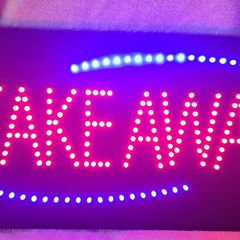 Led Take Away Sign Light - Like new