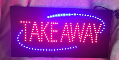 Led Take Away Sign Light - Like new