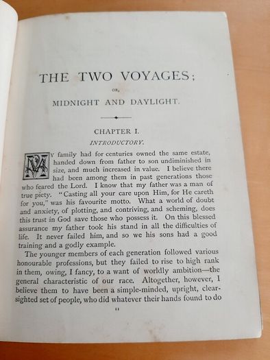 The Two Voyages (vintage book)