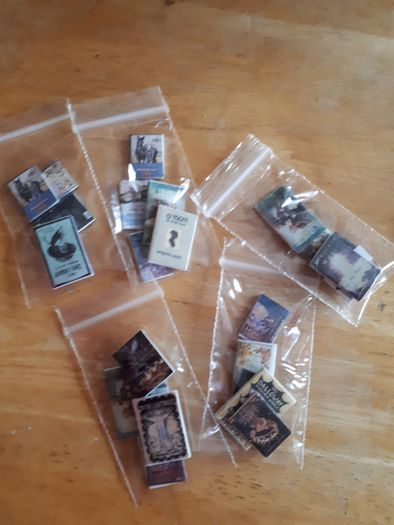 Miniature books for dolls house