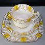 SALE!  Vintage Art Deco style WELLINGTON China LONGTON England 9 piece part Tea Set Image 4
