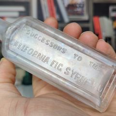 93 - Vintage Successors to The California Fig Syrup Company Glass Bottle Bottle