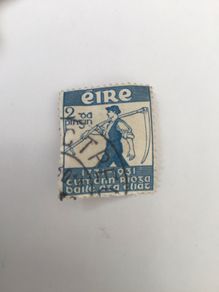 Rare RDS 1931 Irish Stamp