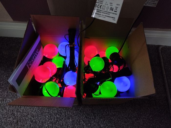 Outdoor Garden 20 Bulbs Multi Function Festoon Lights