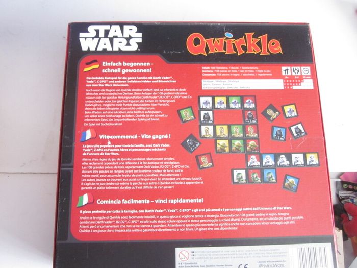 Star Wars Qwirkle Board Game