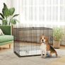 Dog Crate Medium Large Dogs 91cm X 62 X 68cm, Black Range Sizes Image 3