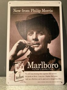 Marlboro Tin Metal sign