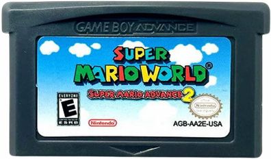 Super Mario Advance 2 Gameboy Advance Game Cartridge for Gba / Gameboy Advance SP / Original Nintendo Ds and Ds Lite