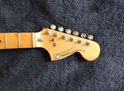 Fernandez stone logo 70s strat