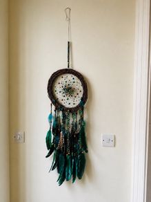 Large Handmade Dreamcatcher Statement Wall Decor
